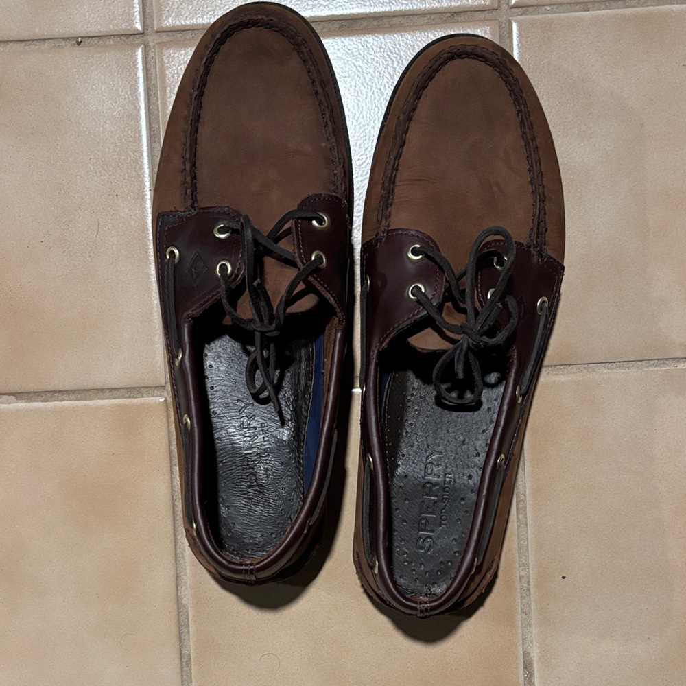 Sperry Men's Two-Tone Leather Boat Shoes